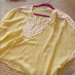 Yellow blouse
